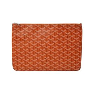GOYARD Senna clutch bag orange
